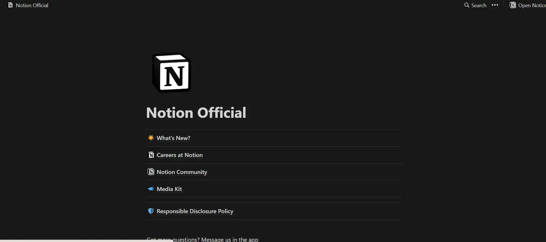 Notion's featured image