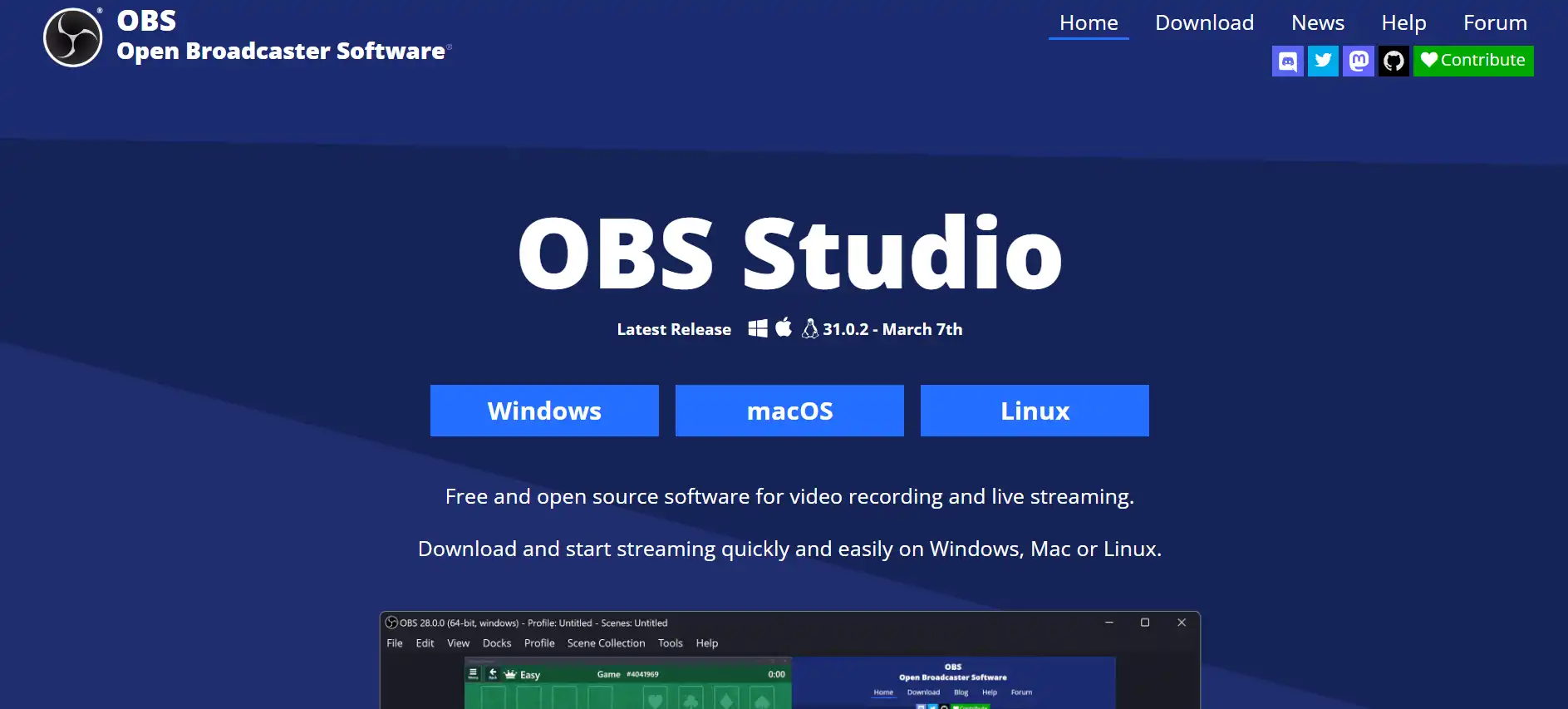 OBS Studio's featured image